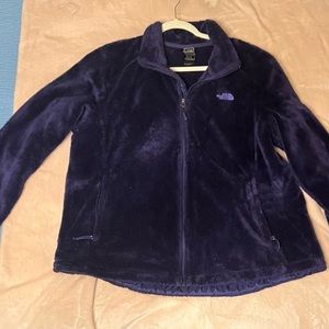 North Face Osito Fleece Jacket Deep Purple‎ Women’s XXL - fuzzy and warm